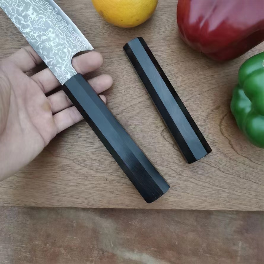 High Tech Kitchen Accessories - سكين مطبخ خشب أسود ، مقبض