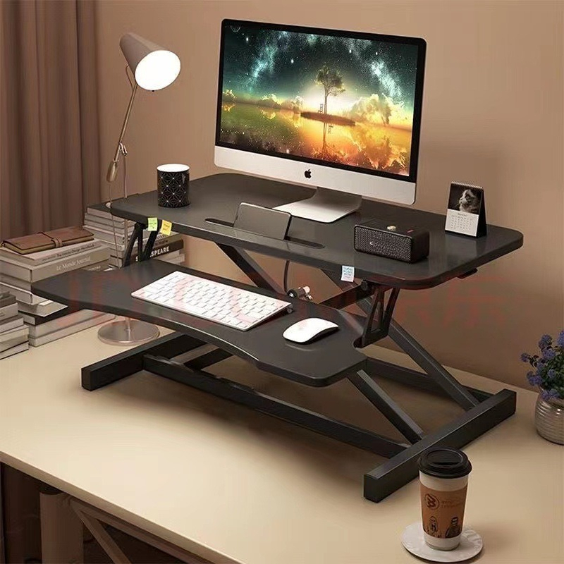 Laptop Stand Bamboo - رف قابل للتعديل مع نظام رفع
