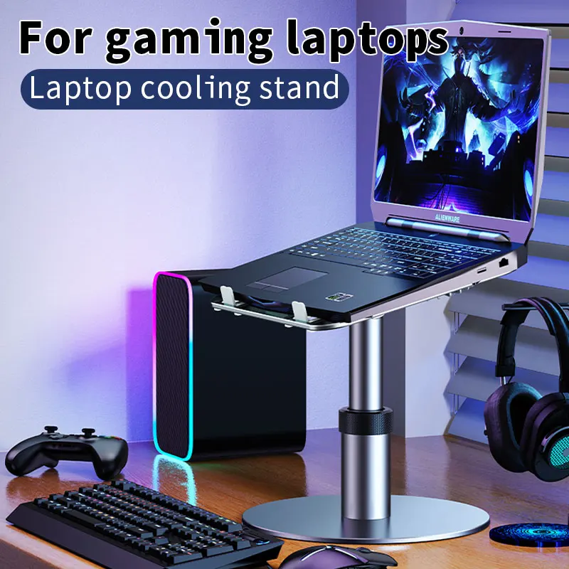 حامل كمبيوتر محمول معدني من Oa - مراجعة Laptop Stand Bamboo وسعره