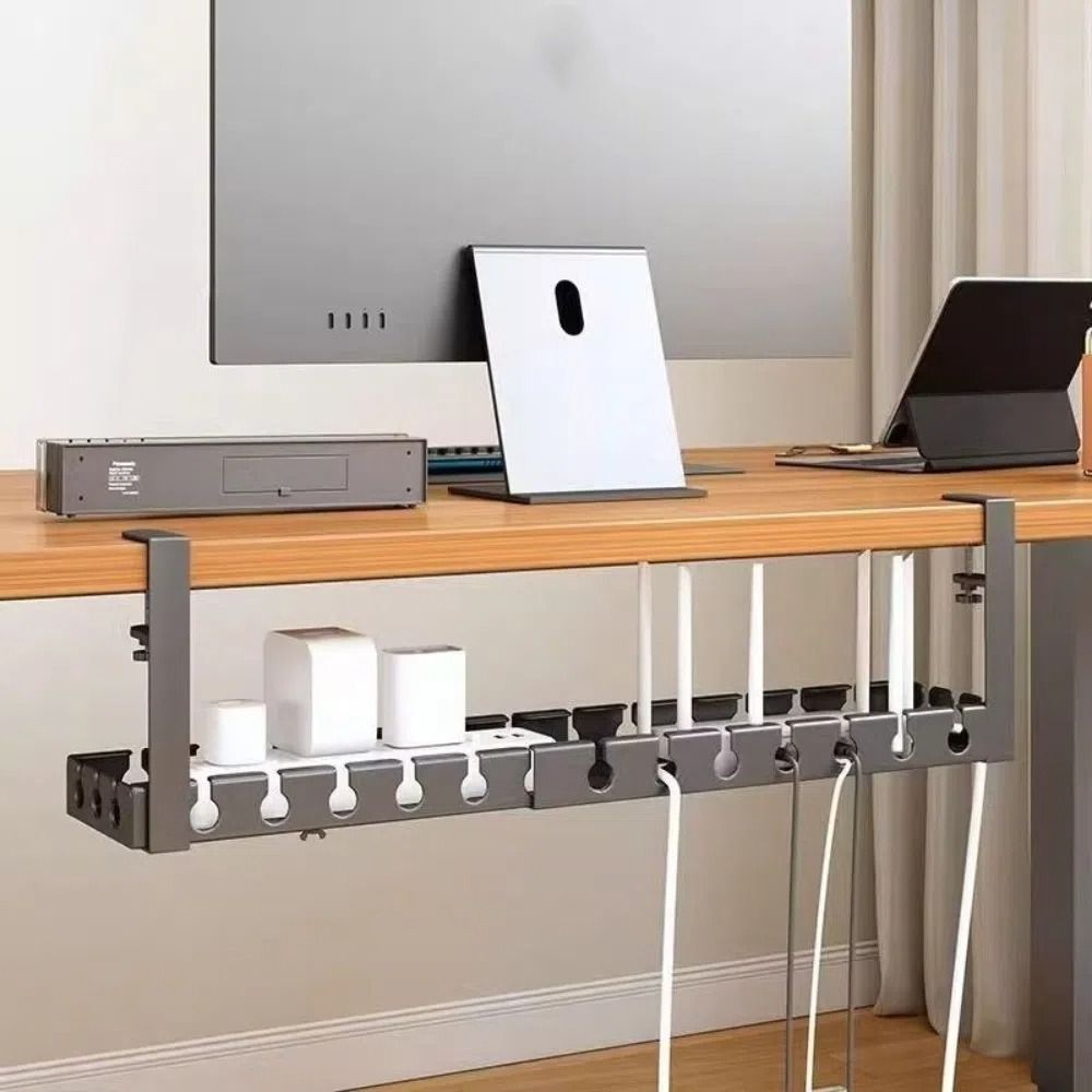 حامل كابلات قابل للتمديد تحت ا - مراجعة Desk Cable Clip وسعره