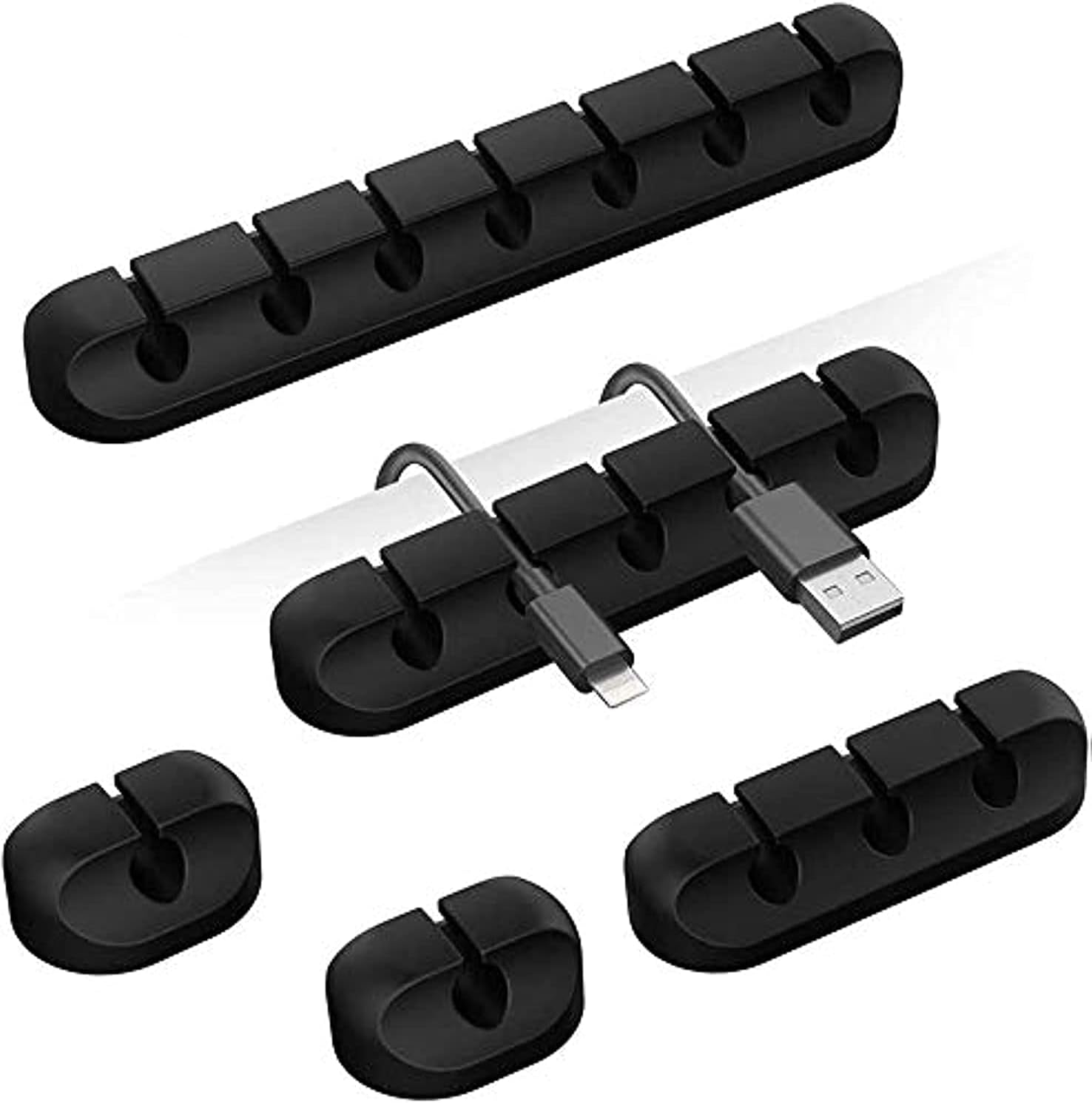 منظم لاصق للكابلات ومشابك للأس - مراجعة Desk Cable Clip وسعره