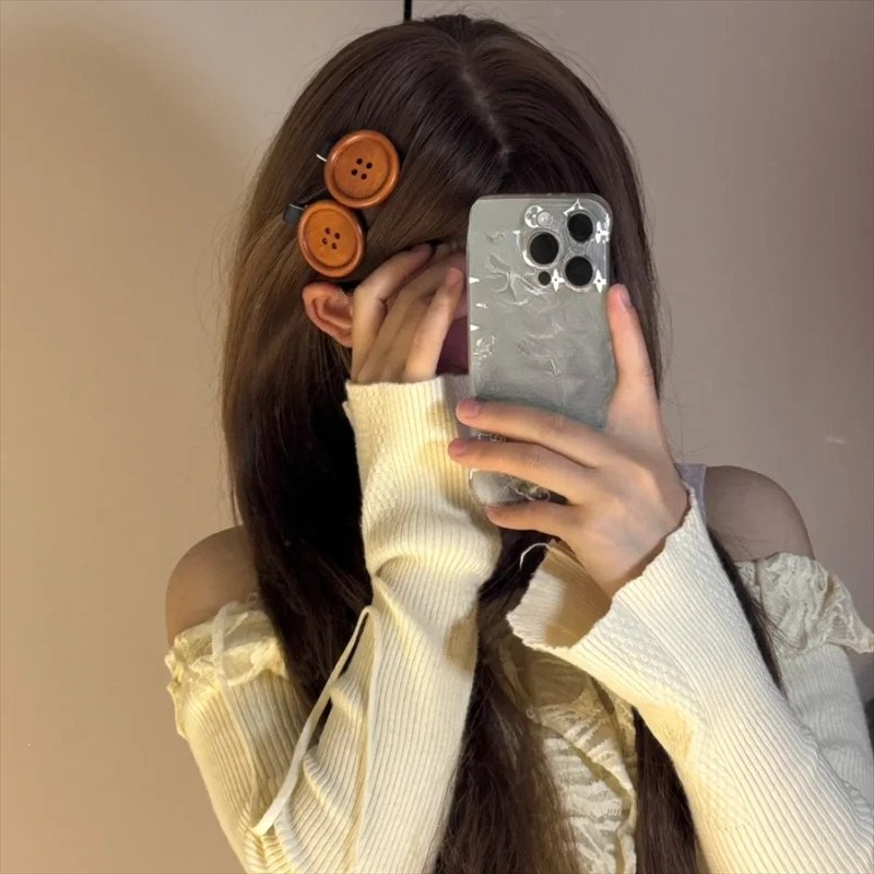 الرجعية براون لطيف زر مشبك شعر - مراجعة Tech Inspired Accessories وسعره