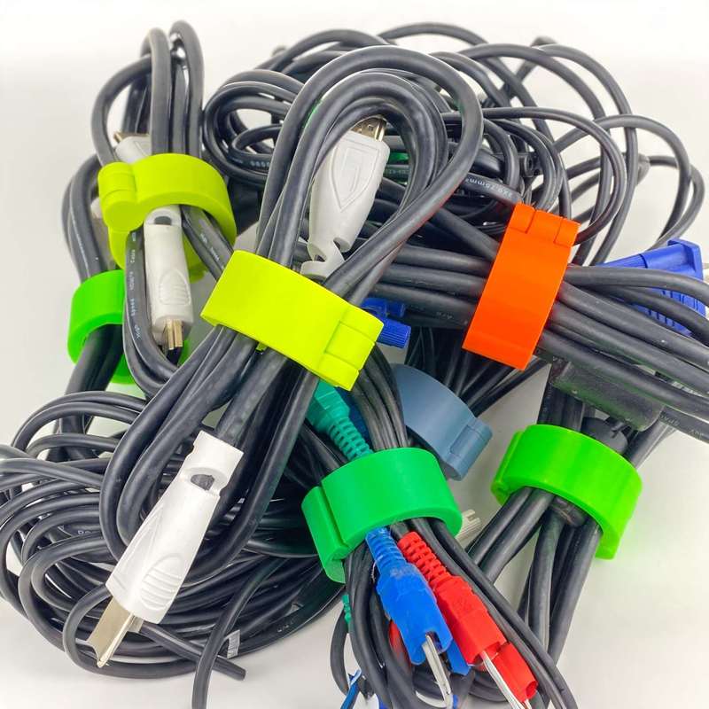 مشبك تنظيم الكابلات العالمي 30 - مراجعة Desk Cable Clip وسعره