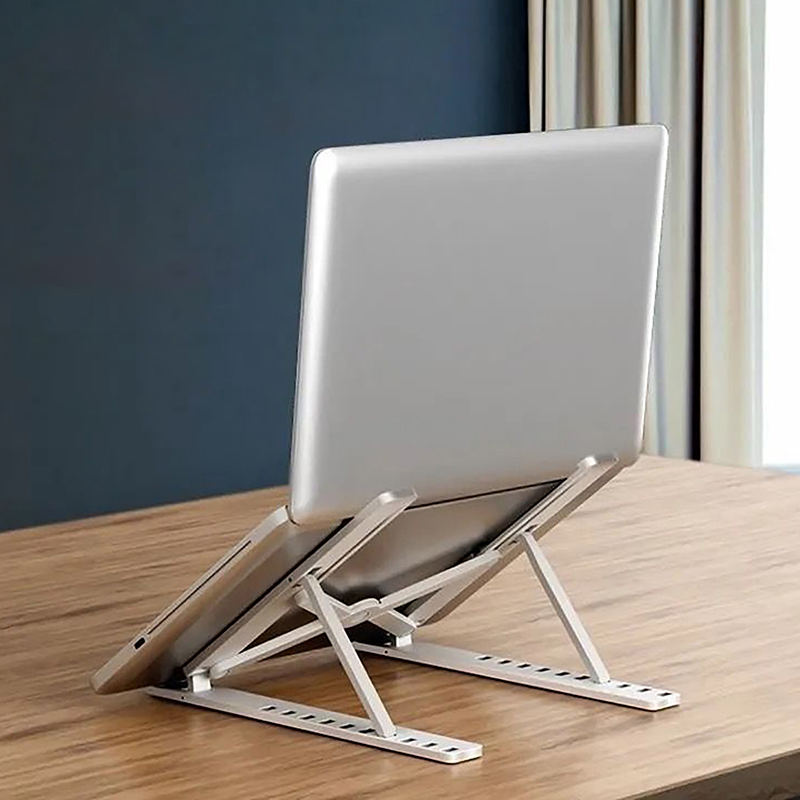 حامل كمبيوتر محمول عالمي قابل  - مراجعة Laptop Stand Bamboo وسعره