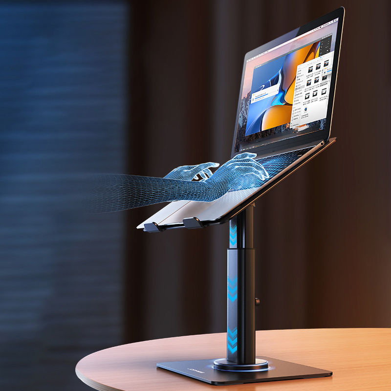 حامل كمبيوتر محمول قابل للدورا - مراجعة Laptop Stand Bamboo وسعره