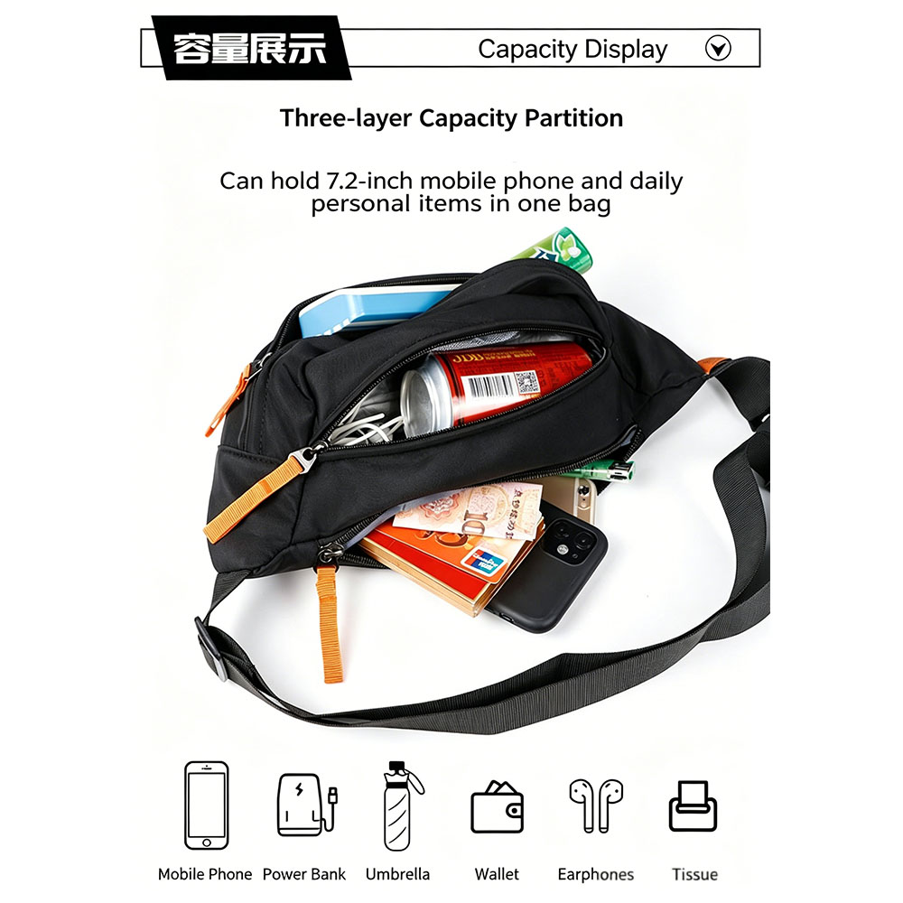 حقيبة خصر للدراجات بقفل سريع ا - مراجعة Tech Accessories Bag وسعره