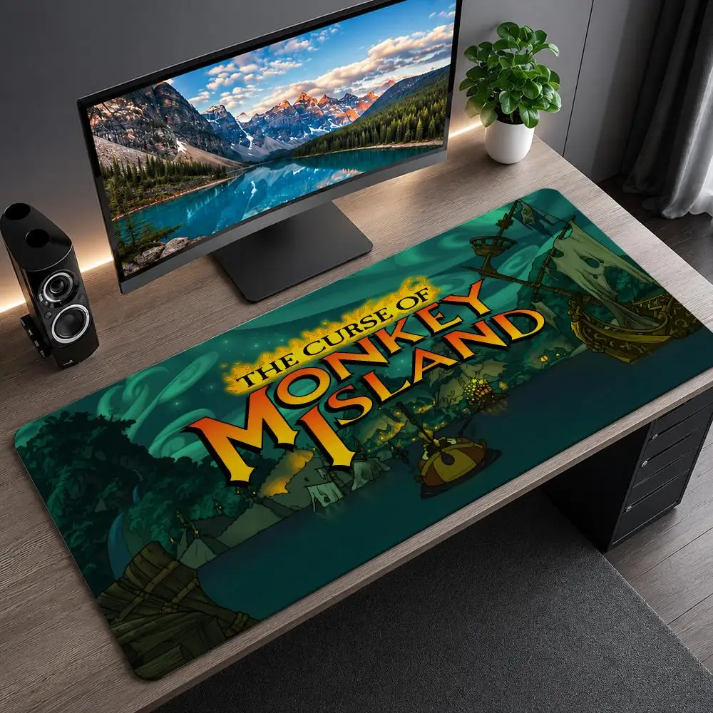 بساط فأرة ماونكي آيلاند بقاعدة - مراجعة Tech Accessories For Office Desk وسعره