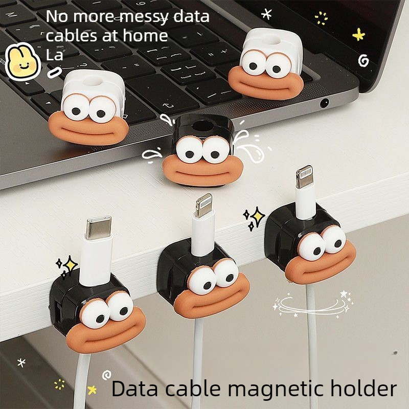 1/5/10 قطع مشابك كابلات مغناطي - مراجعة Desk Cable Clip وسعره