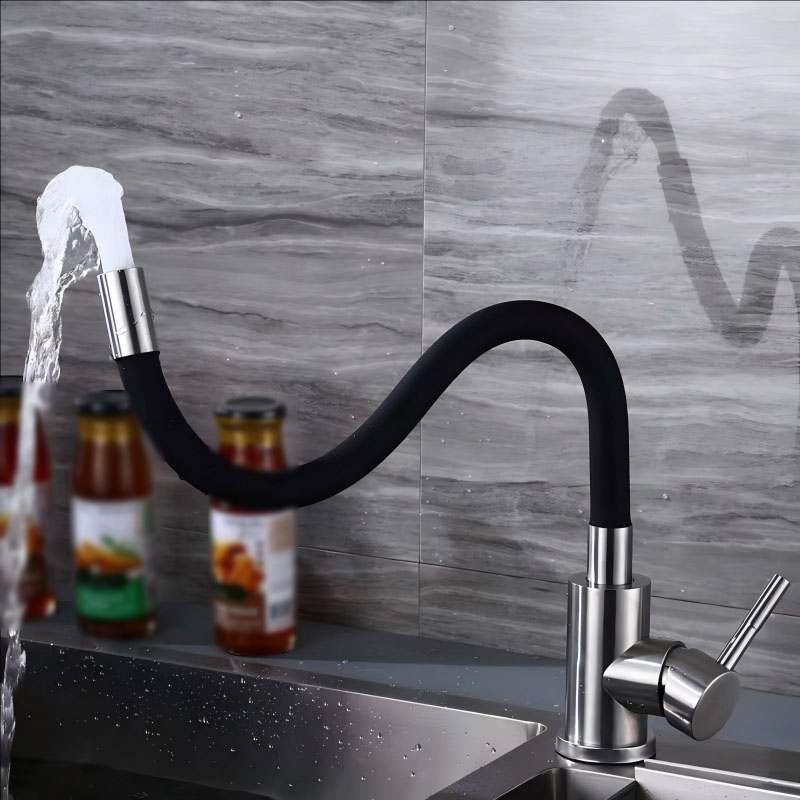 360 °   صنبور حوض مطبخ قابل لل - مراجعة High Tech Kitchen Accessories وسعره