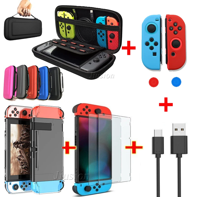 6 في 1 عدة أكياس لنينتندو سويت - مراجعة Tech Accessories Hard Case وسعره